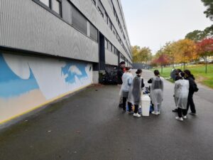 Création fresque résidence Harmonie habitat