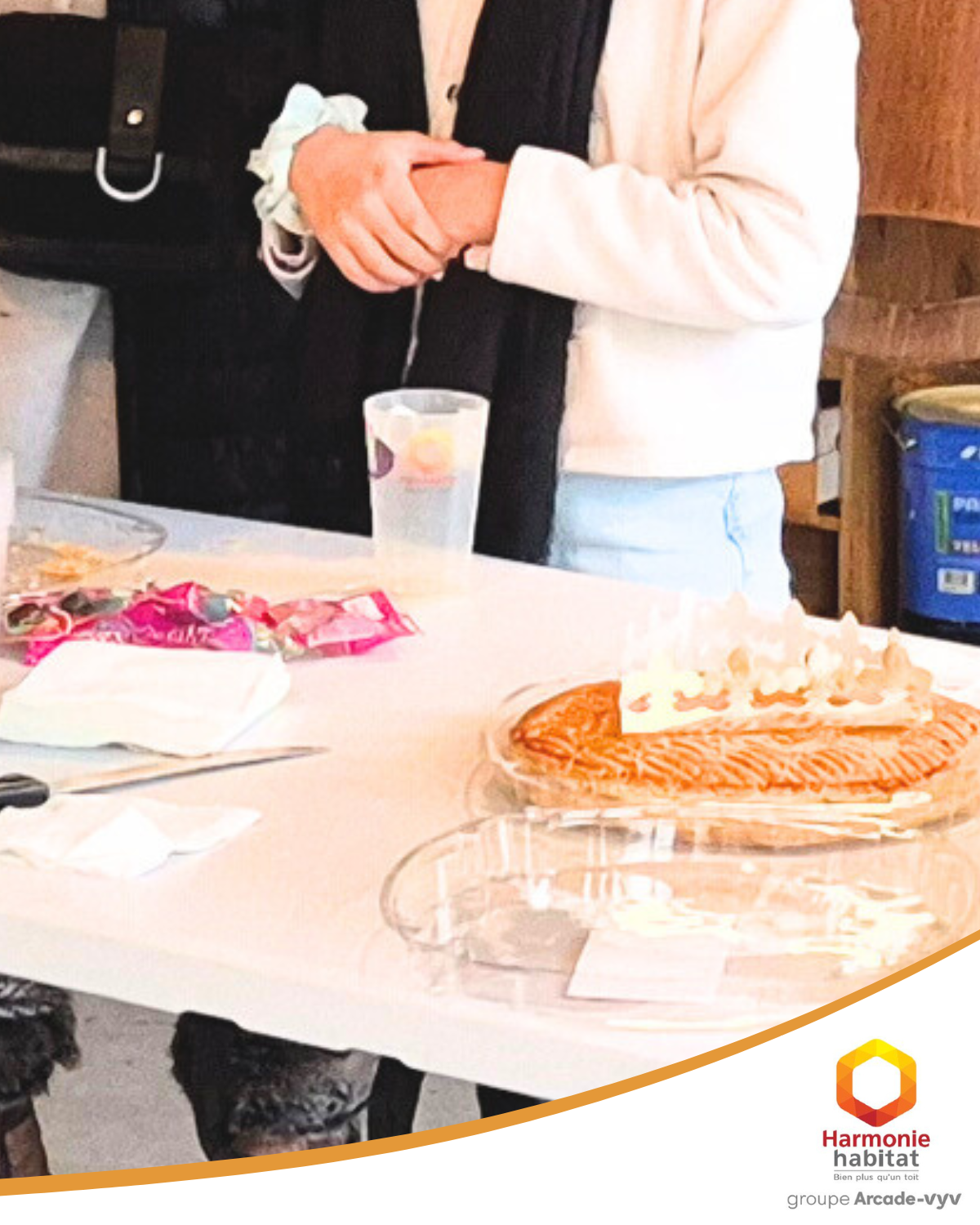 Galette des rois - moment convivial résidence du tertre